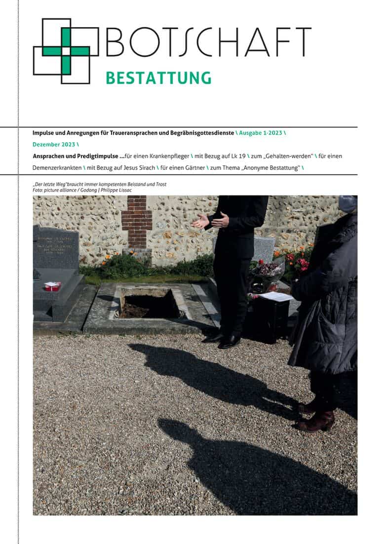 BOTSCHAFT Bestattung für Dezember 2023