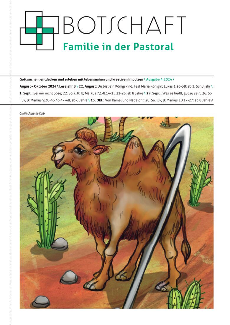 BOTSCHAFT Familie in der Pastoral für August bis Oktober 2024