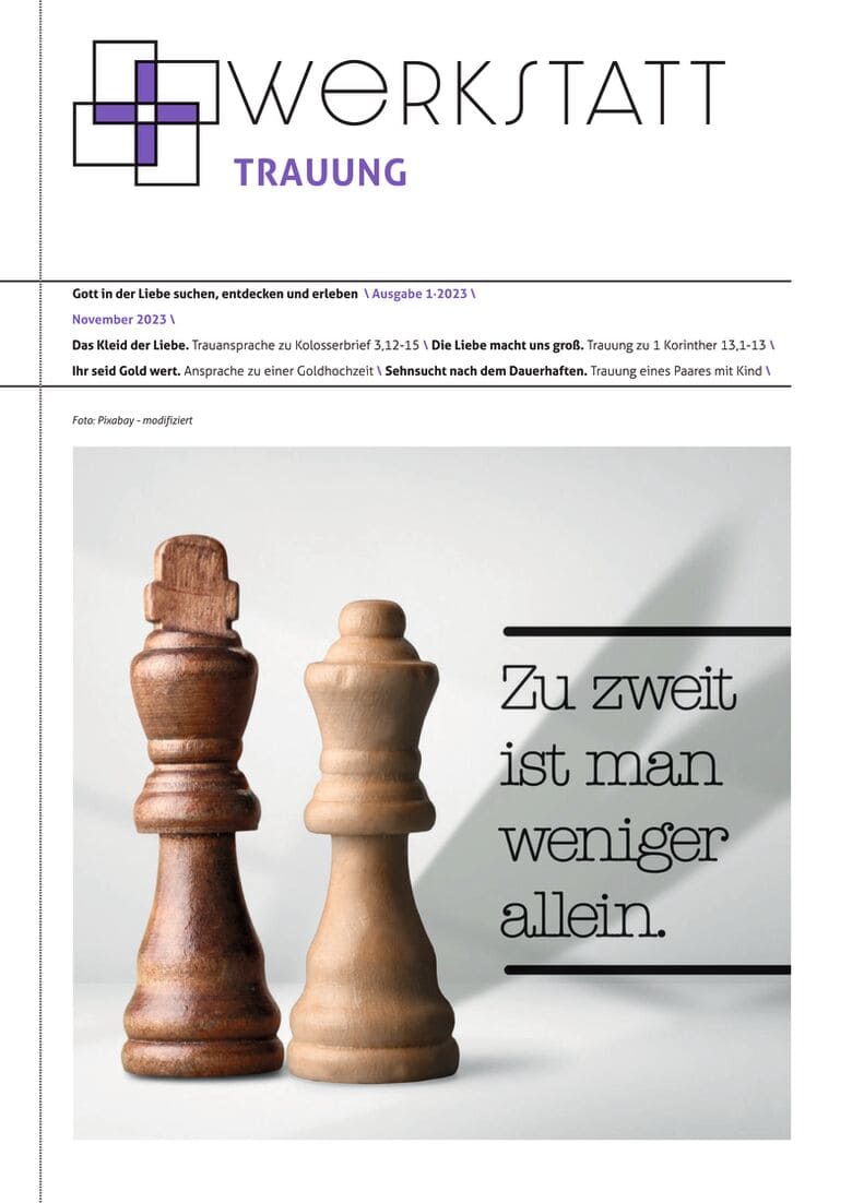 WERKSTATT Trauung für November 2023