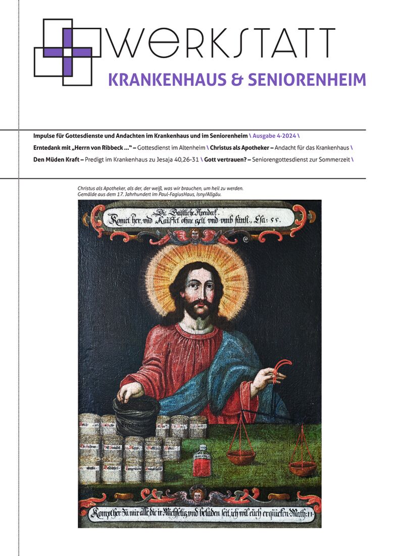 WERKSTATT Krankenhaus und Seniorenheim Nr. 04/2024