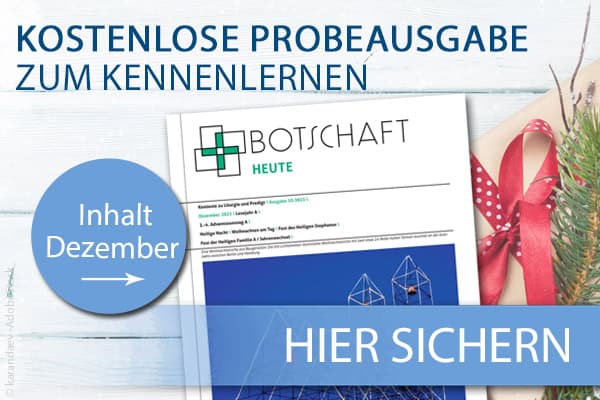 Probeausgabe Botschaft Heute